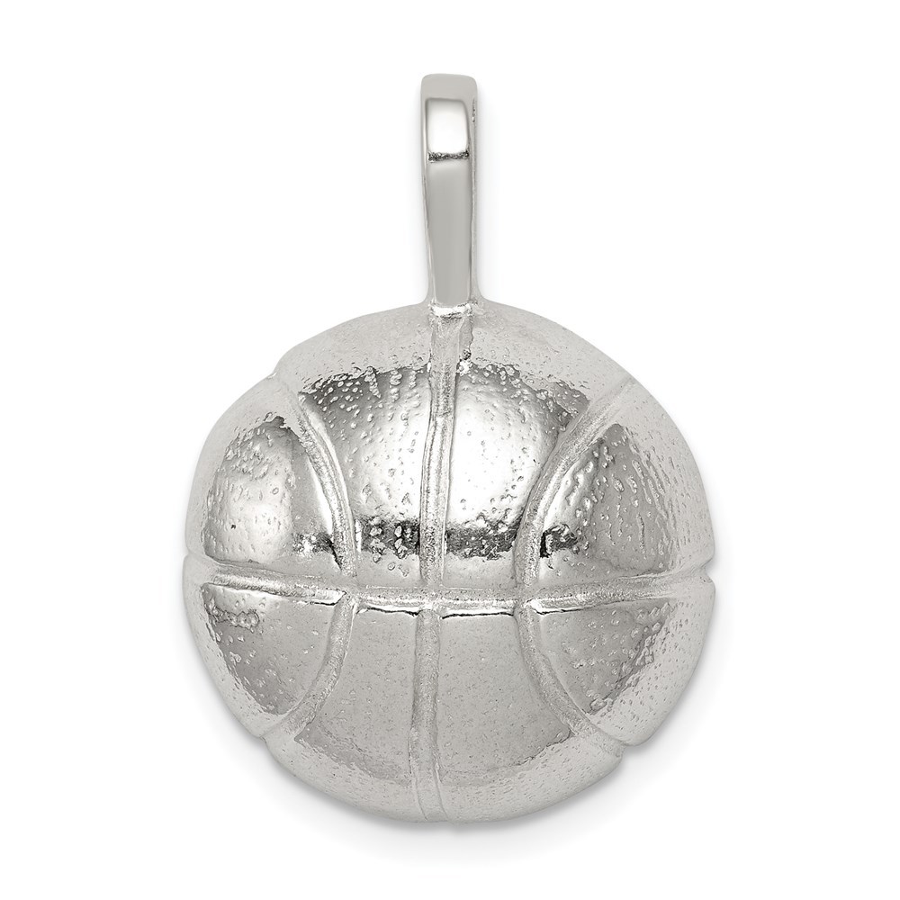 925 Sterling Silver Genuine Sports Basketball Charm